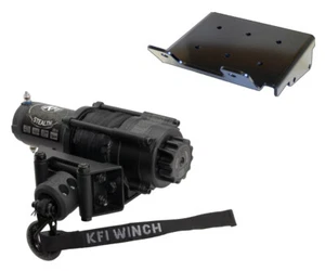 KFI SUZUKI KING QUAD 400 2008-2024 MOUNT STEALTH 2500 LB WINCH SYNTHETIC CABLE - Picture 1 of 1