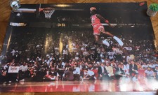 Rare Vintage 1992 Michael Jordan Nike Chicago Bulls Poster No Holes