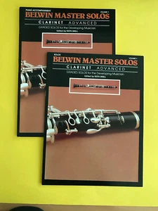 Belwin Master Solos Vol. 1, Clarinet Advanced, with Piano Acc., Keith Snell - Bild 1 von 3