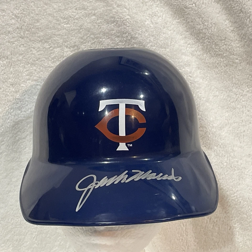 DULCE Casco de Bateo Jack Morris Autografiado Minnesota Twins, 1991 WS Champs! Foto 1 de 4