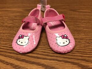 Hello Kitty Baby Infant Girls Pink Strap Shoes Sandals 0-6m 6-12m 12-18m NWT