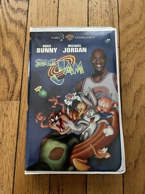 Vintage Space Jam VHS Tape Collectible 1996 Michael Jordan Bugs 90s Taz Daffy - Image 1 of 4