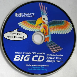Retro-PC: Hewlett Packard BIG CD HP Printing Supplies von 1997 - Bild 1 von 1