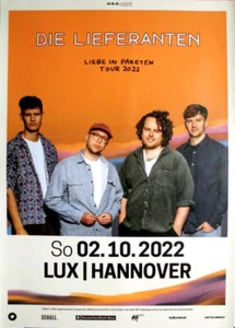 LIEFERANTEN, DIE - 2022 - In Concert - Liebe in Paketen Tour - Poster - Hannover - Picture 1 of 1