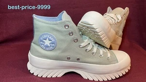 CONVERSE - M9.5/W11.5 Unisex - Chuck Taylor All Star Lugged 2.0 Platform Denim - Picture 1 of 11