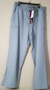 Figs High Waist Yola W Yoga Waistband Scrub Pants Women size 4XL Reg CemGray NEW - Picture 1 of 7