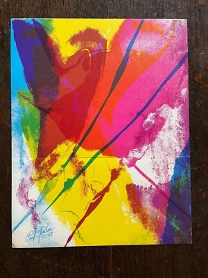 "Phenomena Tide Finder" Paul Jenkins 1969 Litografía Original Firmada  Foto 1 de 2