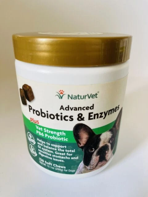 NaturVet 79903703 Probiotics & Enzymes - 120 Count