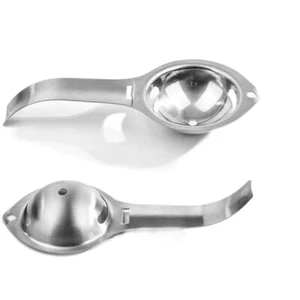 Separador de huevos de acero inoxidable separador de yema de huevo herramientas de cocina blancas - Imagen 1 de 12