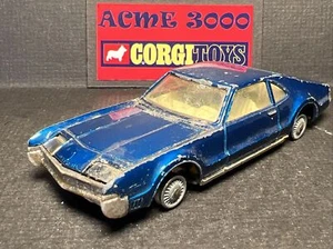 1966-69 Corgi Spielzeug - 264 OLDSMOBILE TORONADO - blau - KEINE BOX - Bild 1 von 11