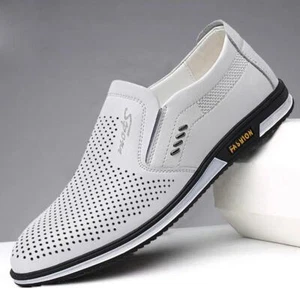 Mocasines De Cuero Elegante Marca De Lujo Para Hombre Zapatos De Vestir Formales - Bild 1 von 15