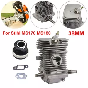 38mm For Stihl MS170 MS180 018 Chainsaw Engine Motor Cylinder Piston Crankshaft - Picture 1 of 11