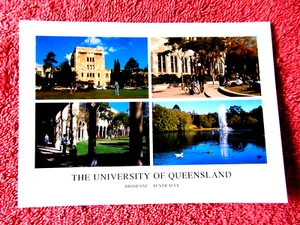 FOUR VIEWS OF THE UNIVERSITY OF  QUEENSLAND COLOUR POSTCARD [250] - Picture 1 of 6