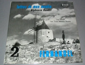FERNANDEL  Alphonse DAUDET (33T 25cm) Lettres de mon Moulin Vol 2 (Extraits)  - Picture 1 of 3