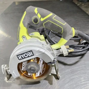 RYOBI TC4011 Corded 4" Handheld Wet Tile Saw - Used - Saw Only Great Condition - Picture 1 of 16