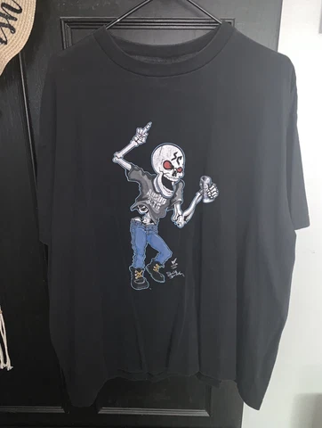 Vintage Stone Cold Steve Austin 100% Pure Hell Raiser T-Shirt 2XL XXL WWF 1996 Cover