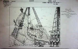 Disney's TALESPIN 1989 FIRMADO Brian Ray PRODUCCIÓN COPIA DE FONDO Disney - Imagen 1 de 2