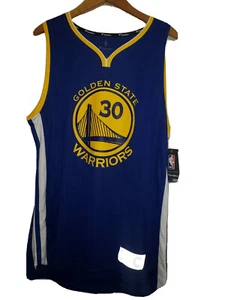 Camiseta deportiva de Steph Curry de los Golden State Warriors azul de la NBA #30 talla adulto fanáticos grandes - Imagen 1 de 7