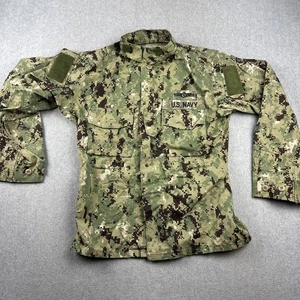 U.S. Navy Blouse Men Small Reg Working Uniform Type III NWU Seals Military Camo - Picture 1 of 6