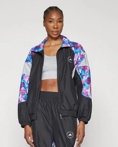 NWT Adidas By Stella McCartney Track Jacket In signal cyan And Lucid blue - Picture 1 of 10