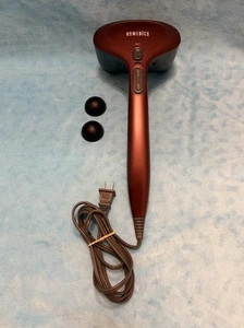 💪 Homedics Percussion Dual Node Body Back Handheld Massager With Heat HHP-285H - Picture 1 of 17