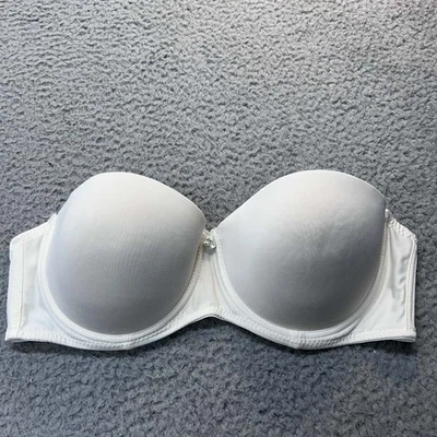 Catherine Malandrino Bra 38C T-Shirt Bra Wire Free Smooth White - Image 1 of 4
