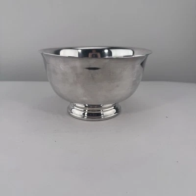 Vintage Silverplated Paul Revere Reproduction Bowl by WM Rogers and Sons  7" - Изображение 1 из 4