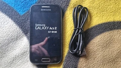 Samsung Galaxy Ace 2 GT-I8160 4GB Black Unlocked Smartphone - Good Condition - Image 1 of 3