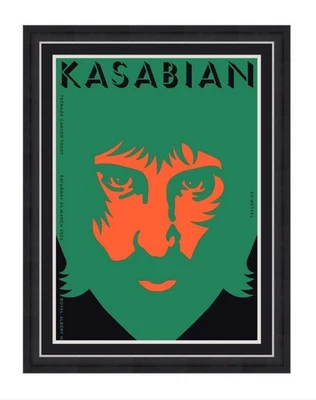 SERGE PIZZORNO Kasabian SIGNED Limited Edition Poster in Display COA Autograph - Image 1 of 4