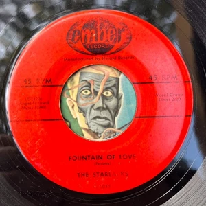 HEAR Starlarks 45 Fountain Of Love / Send Me A Picture EMBER doo wop R&B EX orig - Foto 1 di 2