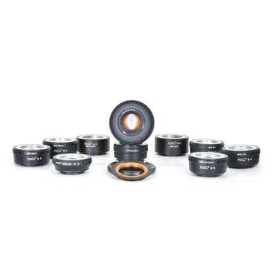 Helios-44M 58 mm F2 Cine Mod con Bokeh anamórfico naranja y destellos para... - Imagen 1 de 4