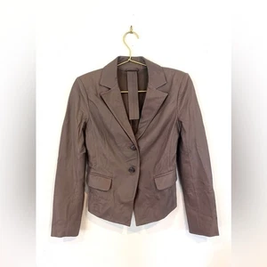 Patrizia Pepe Leather Jacket Blazer - Picture 1 of 10