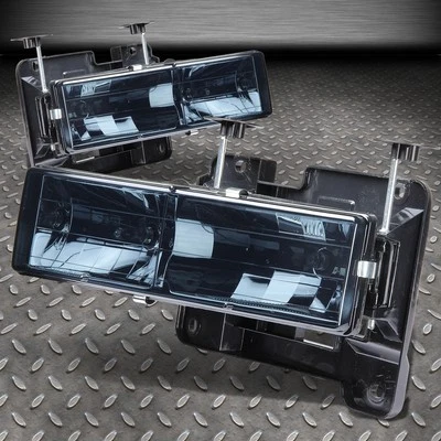 Lámparas faros ahumados estilo OE para camioneta Chevy C/K 1500 2500 3500 88-04 Foto 1 de 3