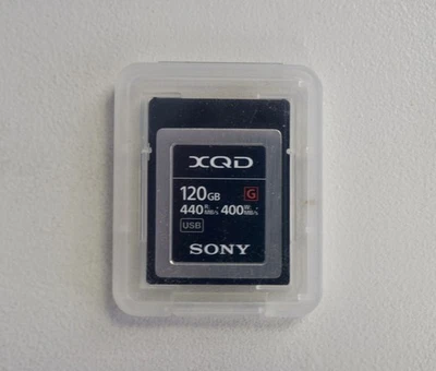 Sony XQD Memory Card G Series 120GB 440MB/s Read 400MB/s Write - Pre-owned - Image 1 of 3