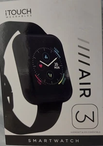 iTouch Wearables Air 3 Smartwatch, Black, 500006B-4-42-G02 - Picture 1 of 2