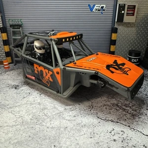 New Axial Utb18 Capra Body Cage Complete With Lights Gray Fox Edition - Picture 1 of 2