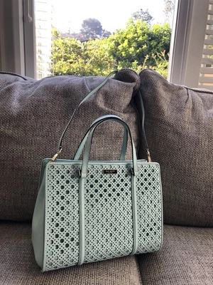 On Sale Kate Spade Newbury Lane Leather Satchel Bag WKRU3819 Retail $360 - Image 1 of 4