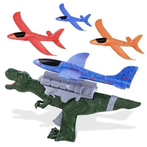 3 Pack Airplane Launcher Toy, Foam Glider Plane, Outdoor Toys for Kids, - Picture 1 of 6