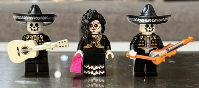 Новый LEGO Mariachi скелет La Catrina группы минифигурка Хэллоуин BAM костюм - Изображение 1 из 4