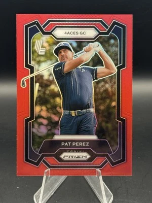 Pat Perez 2024 Panini Prizm Liv Golf Red Prizm /149 - Image 1 of 2