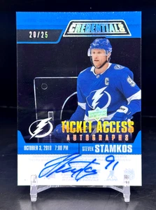 2021-22 Credentials - Steven Stamkos #TAA-SS - Ticket Access Acetate Auto /25 - Picture 1 of 5