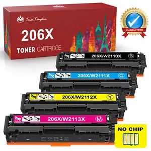 Cartucho de tóner 4PK W2110X compatible para HP 206X LaserJet MFP M255dw SIN CHIP - Imagen 1 de 7