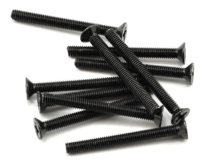 Axial M3x30mm Flat Head Black Oxide AXIA700  - Bild 1 von 2