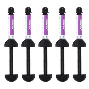 5 Packs Dental Light Cure Universal Composite Resin 4g/Syringe Kit Shade A2 - Picture 1 of 12