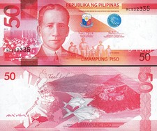 Philippines 50 Piso, 2015, Unc, P-207