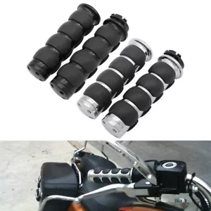 7/8" Handlebars Hand Grips For Cruiser Chopper Bobber Cafe Racer Touring Bike - Bild 1 von 12