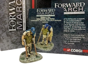Corgi Forward March 1:32 Die Cast Figure Civilians At War United Nations Relief - Picture 1 of 11
