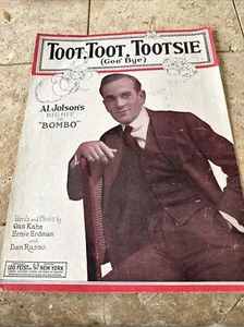 TOOT, TOOT, TOOTSIE GOO' BYE 1927 AL JOLSON CANTANTE JAZZ FILM "Bombo" - Foto 1 di 5