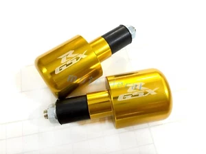 For Suzuki Hayabusa GSXR600 GSXR 750 Handlebar Bar End Slider Cap Plug CNC Gold - Picture 1 of 4