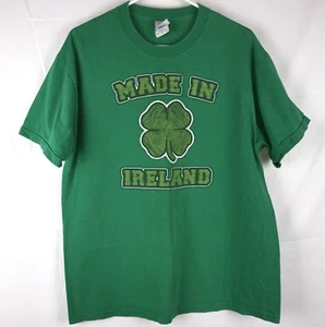 Tennessee River Men's T Shirt Size L Green Made in Ireland Shamrock Short Sleeve - Picture 1 of 6
